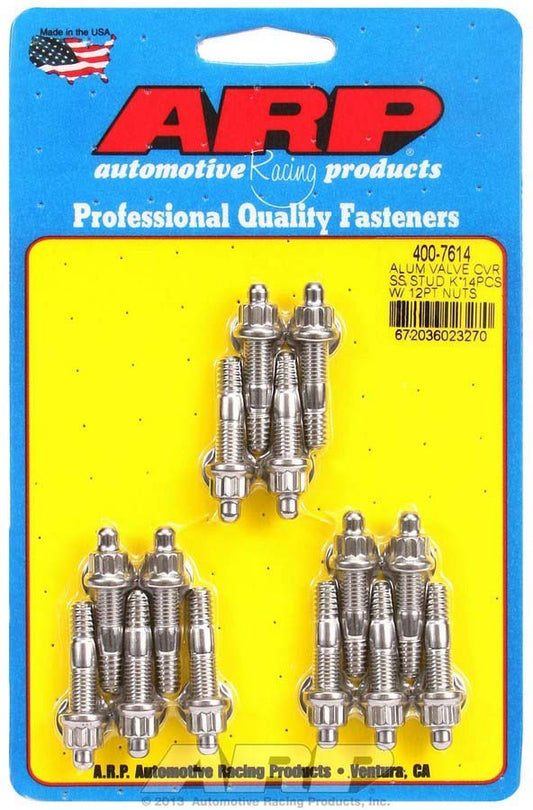 S/S Valve Cover Stud Kit 12pt. (14)  -  400-7614