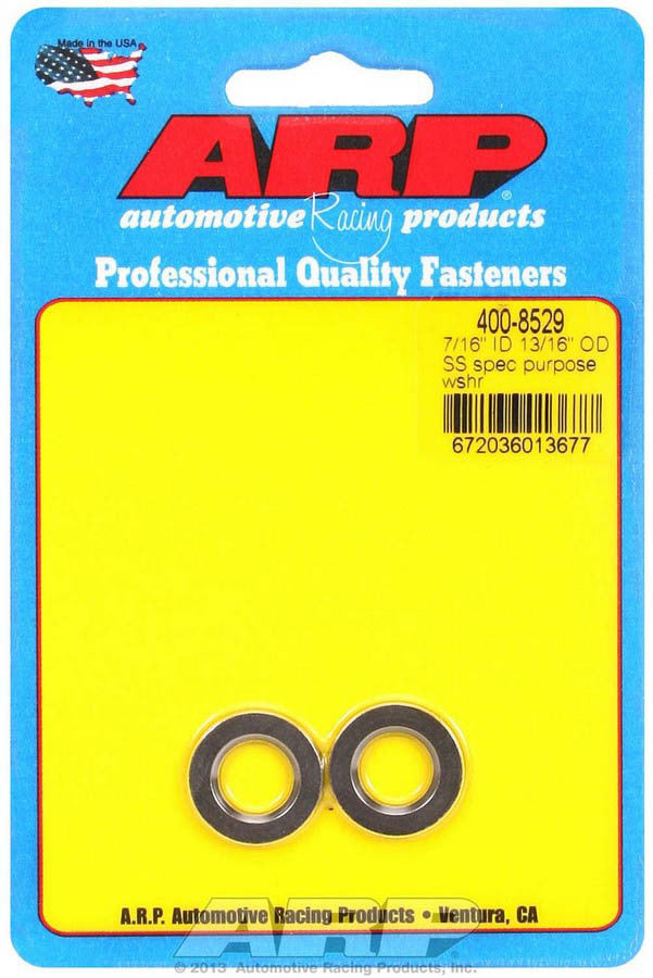 S/S Flat Washers - 7/16 ID x .812 OD (2)  -  400-8529