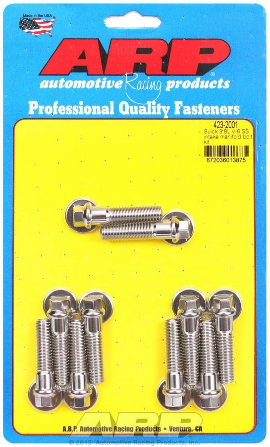 Intake Manifold Bolt Kit S/S - Buick 3.8L V6  -  423-2001