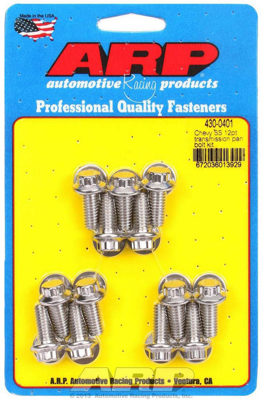 S/S Trany Pan Bolt Kit 12pt.  -  430-0401