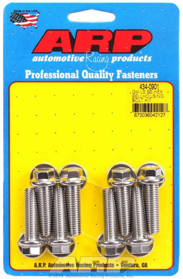 Bellhousing Bolt Kit - 6pt. GM LS  -  434-0901