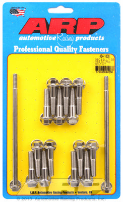 Oil Pan Bolt Kit - GM LT1 6.2L 6pt S/S  -  434-1806