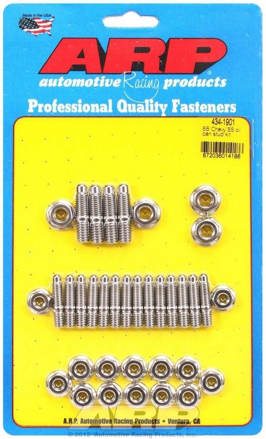 SBC S/S Oil Pan Stud Kit  -  434-1901