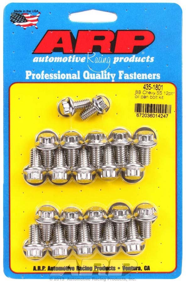 BBC S/S Oil Pan Bolt Kit 12pt.  -  435-1801