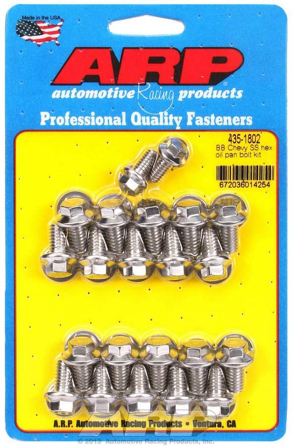 BBC S/S Oil Pan Bolt Kit 6pt.  -  435-1802