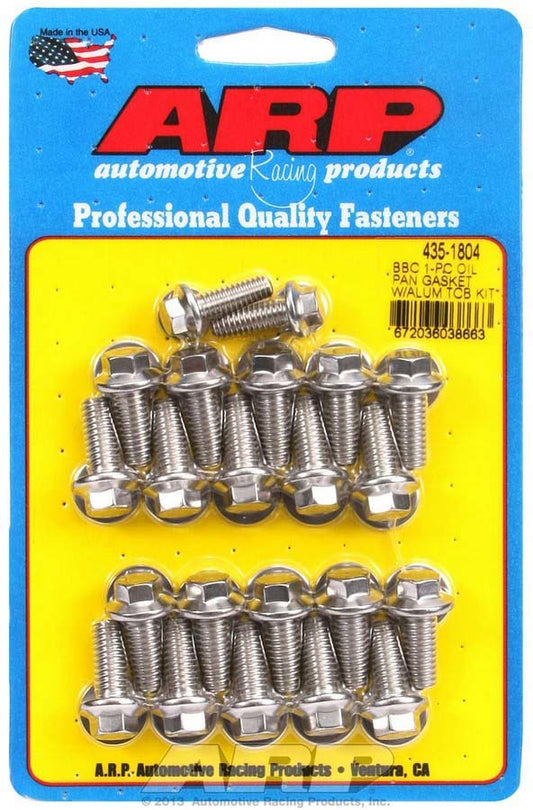 BBC S/S Oil Pan Bolt Kit 6pt.  -  435-1804