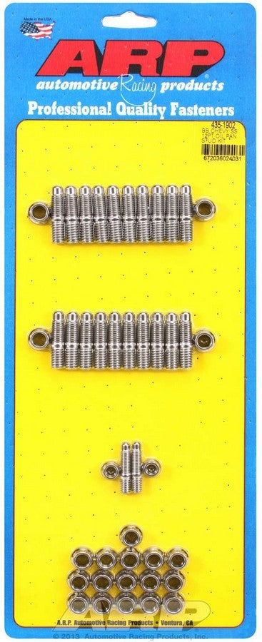 BBC S/S Oil Pan Stud Kit - 12pt.  -  435-1902