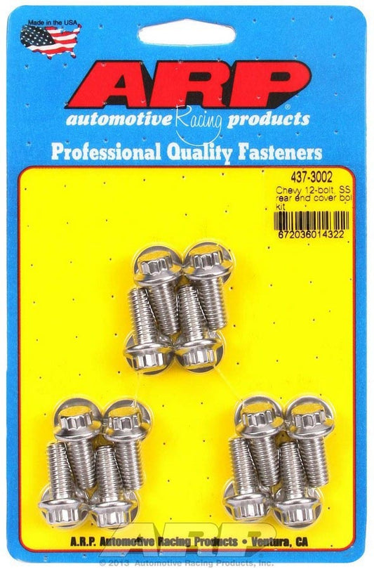 S/S Rear End Cover Bolt Kit - 12-Bolt Chevy  -  437-3002