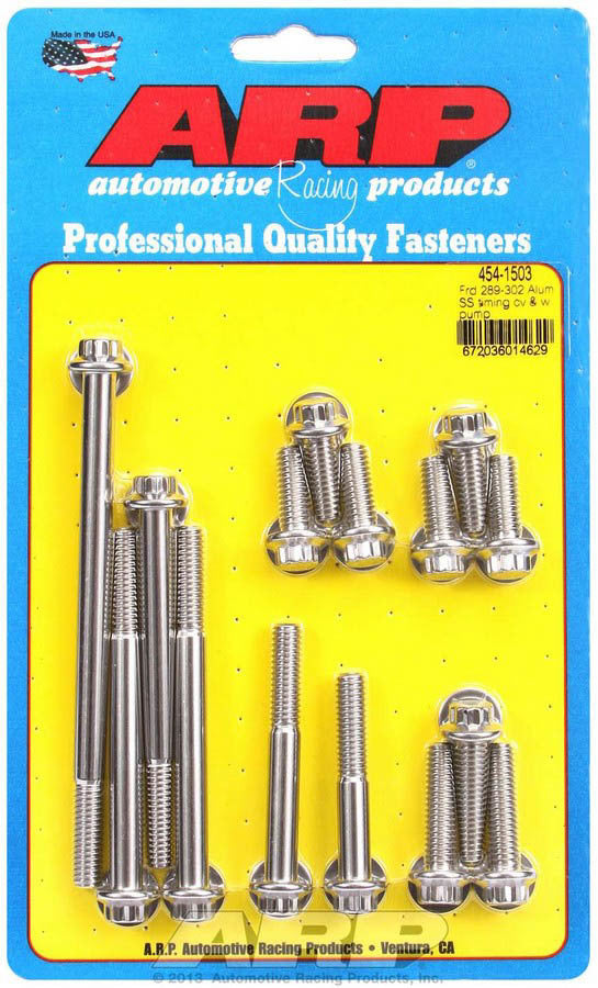 SBF S/S T/C & W/P Bolt Kit 12pt.  -  454-1503