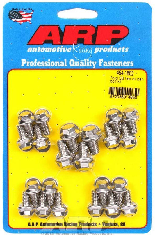 Ford S/S Oil Pan Bolt Kit 6pt.  -  454-1802