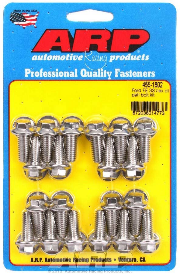 BBF S/S Oil Pan Bolt Kit 6pt.  -  455-1802