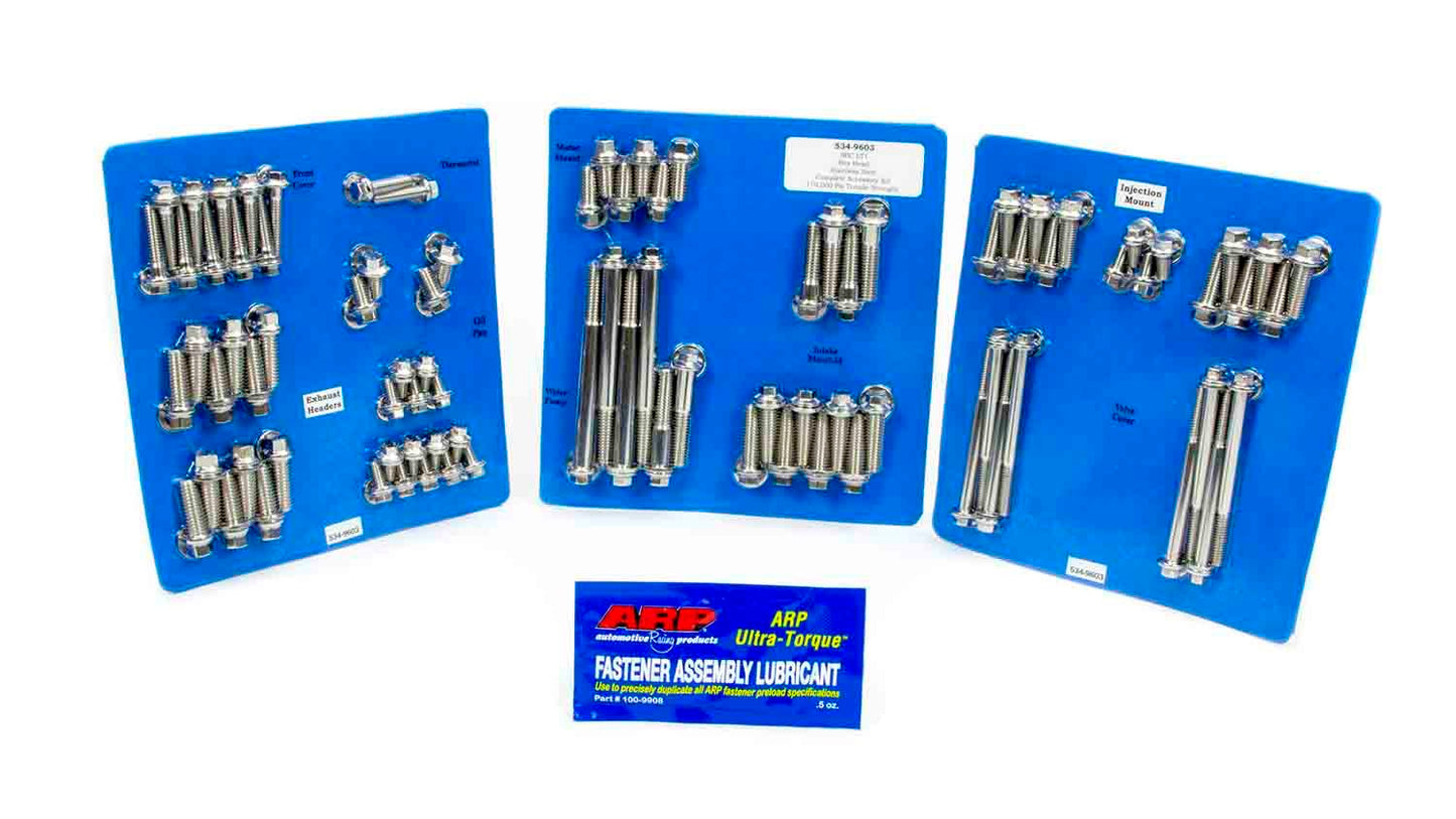 SBC S/S Complete Engine Fastener Kit 6pt.  -  534-9603