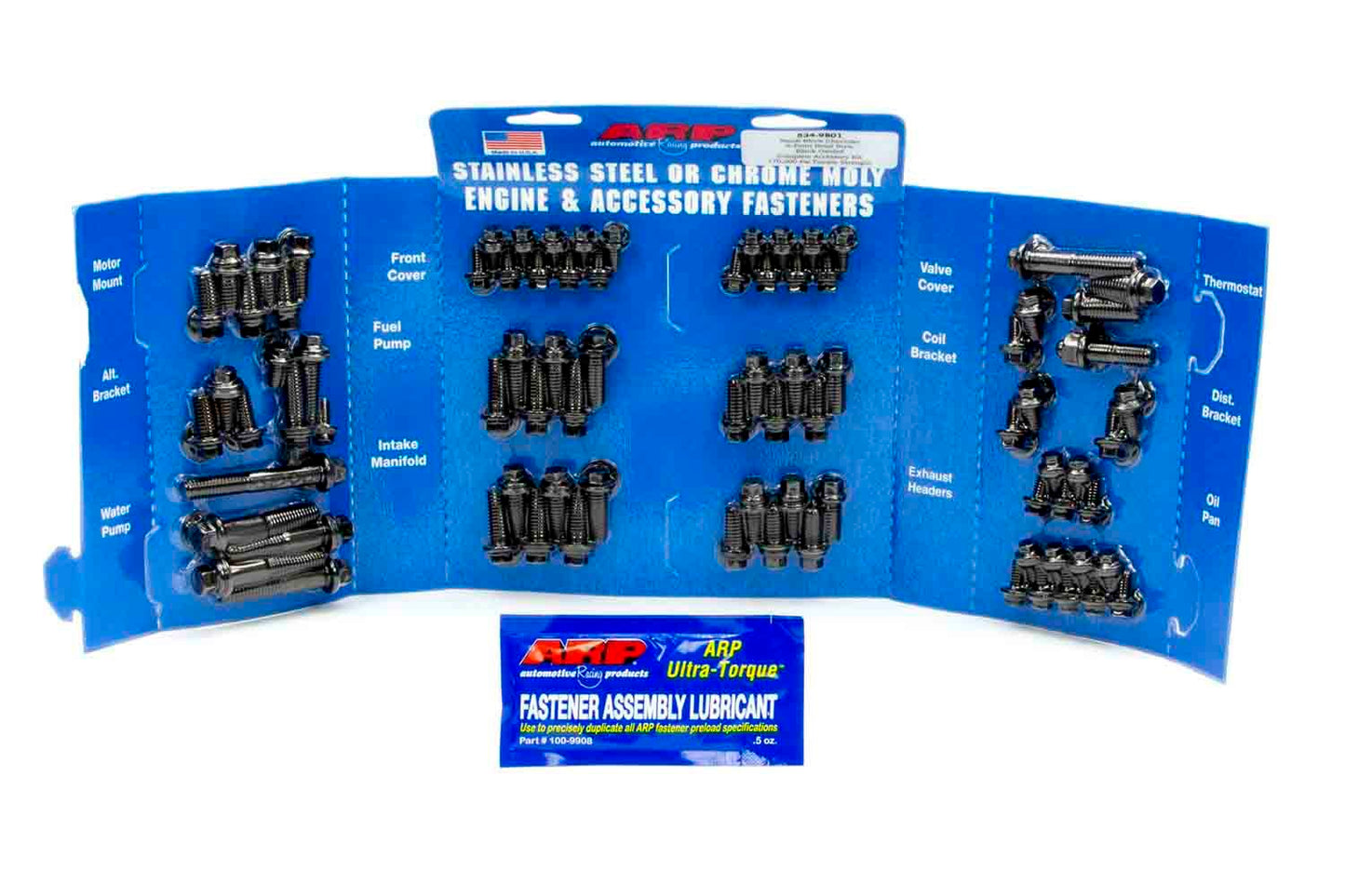 SBC Complete Engine Fastener Kit 6pt.  -  534-9801