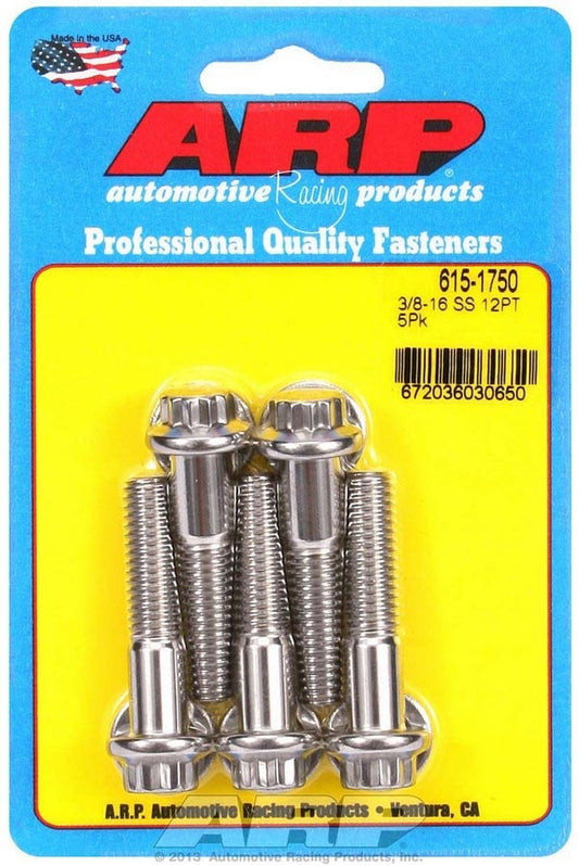 S/S Bolt Kit - 12pt. (5) 3/8-16 x 1.750  -  615-1750