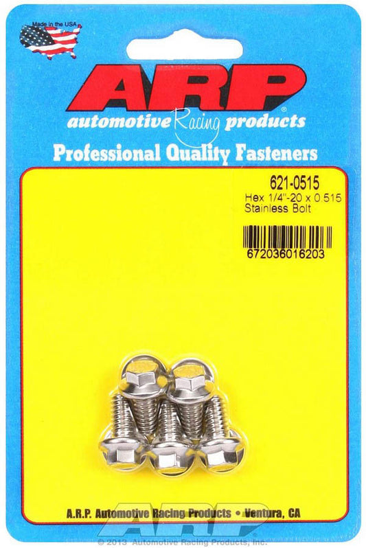 S/S Bolt Kit - 6pt. (5) 1/4-20 x .515  -  621-0515