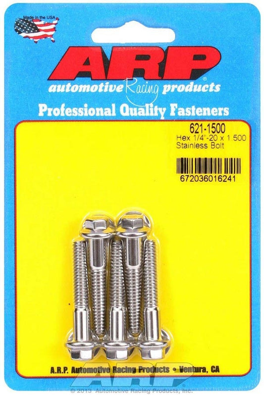 S/S Bolt Kit - 6pt. (5) 1/4-20 x 1.500  -  621-1500