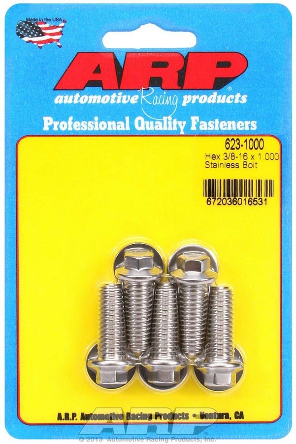 S/S Bolt Kit - 6pt. (5) 3/8-16 x 1.000  -  623-1000