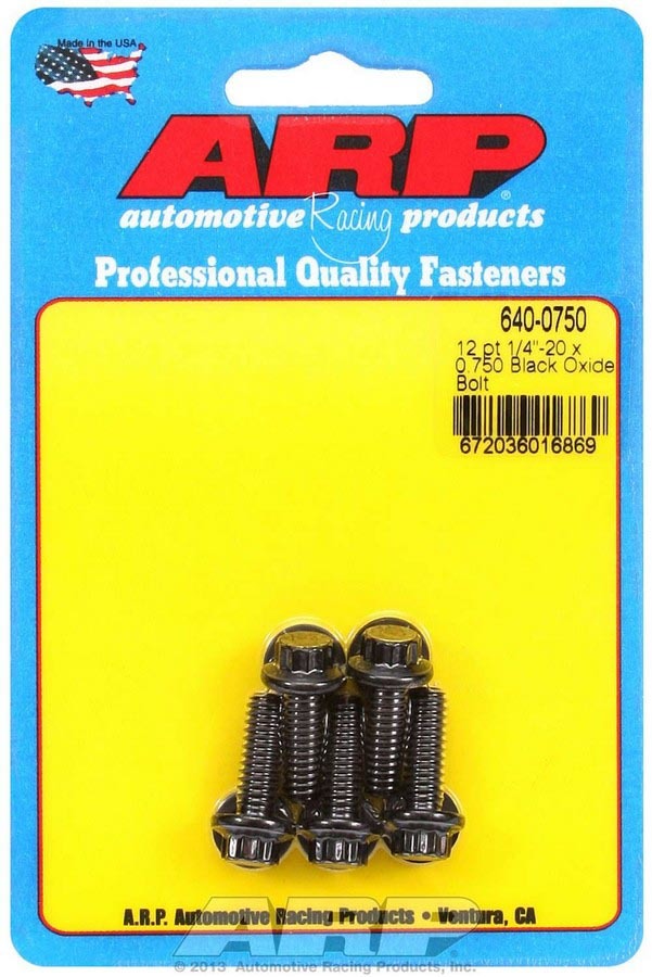 Bolt Kit - 12pt. (5) 1/4-20 x .750  -  640-0750