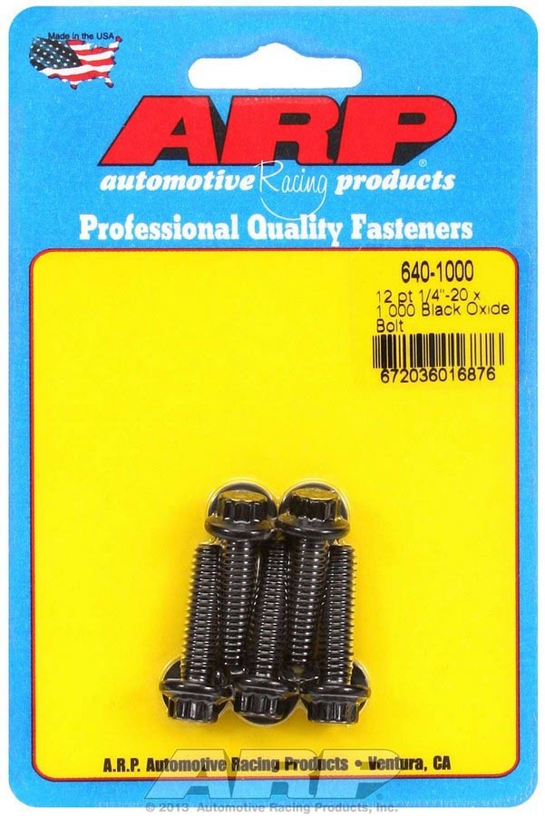 Bolt Kit - 12pt. (5) 1/4-20 x 1.000  -  640-1000