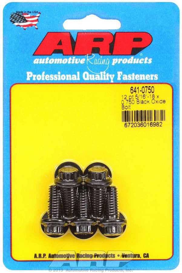 Bolt Kit - 12pt. (5) 5/16-18 x .750  -  641-0750