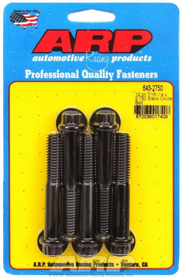 Bolt Kit - 12pt. (5) 7/16-14 x 2.750  -  643-2750