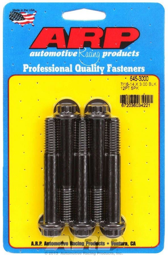 Bolt Kit 12pt 5pk 7/16-14 x 3.000  -  645-3000