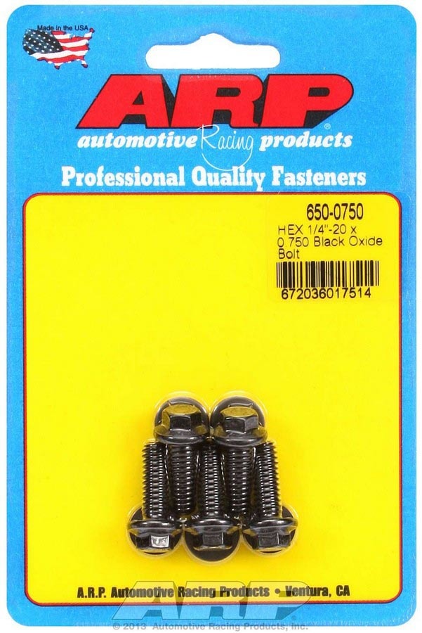 Bolt Kit - 6pt. (5) 1/4-20 x .750  -  650-0750