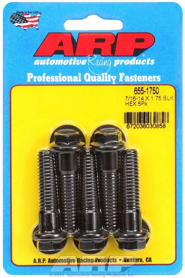 Bolt Kit - 6pt. (5) 7/16-14 x 1.750  -  655-1750