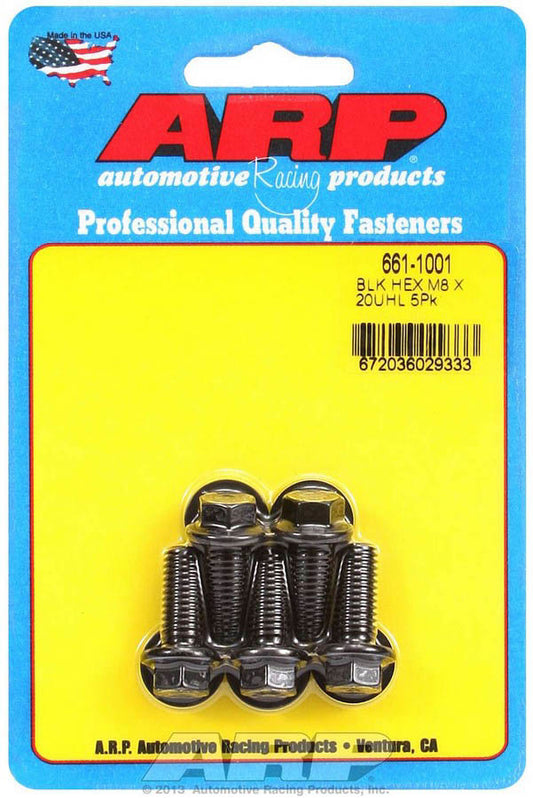 8mm x 1.25 x 20mm 6pt Bolt Kit 5pk  -  661-1001