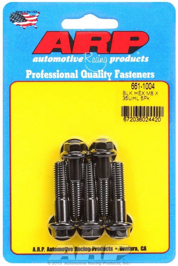 8mm x 1.25 x 35mm 6pt Bolt Kit 5pk  -  661-1004