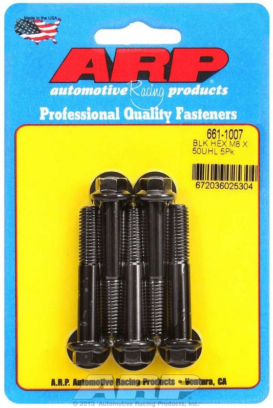 8mm x 1.25 x 50mm 6pt Bolt Kit (5pk)  -  661-1007