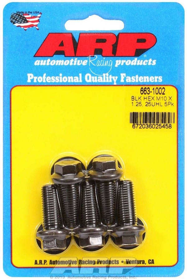 Bolt Kit - 6pt 5pk 10mm x 1.25 x 25mm  -  663-1002