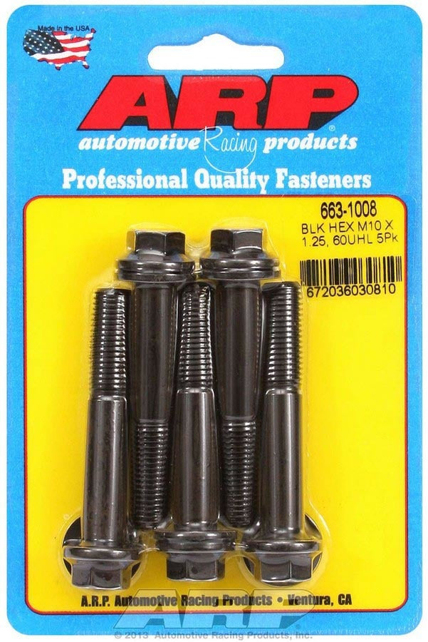 Bolt Kit - 6pt. (5) 10mm x 1.25 x 60mm  -  663-1008