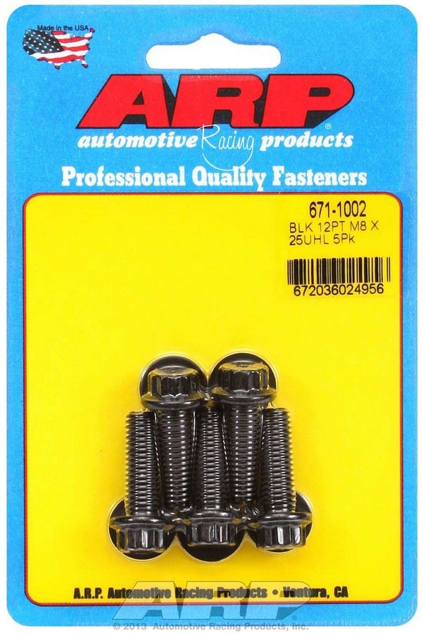 Bolt Kit - 12pt. (5) 8mm x 1.25 x 25mm  -  671-1002
