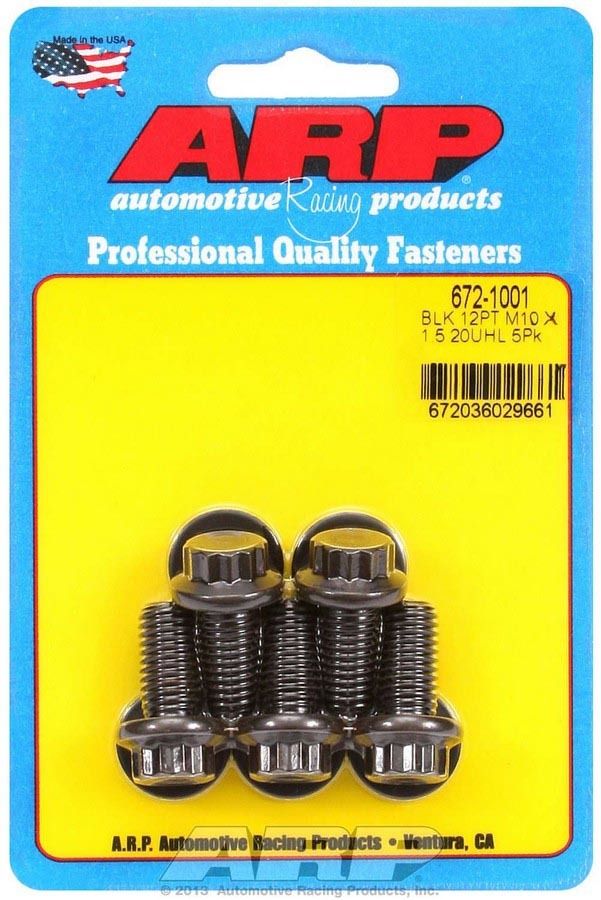 Bolt Kit - 12pt. (5) 10mm x 1.5 x 20mm  -  672-1001
