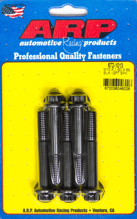 Bolt Kit - 12pt. (5) 10mm x 1.5 x 65mm  -  672-1013