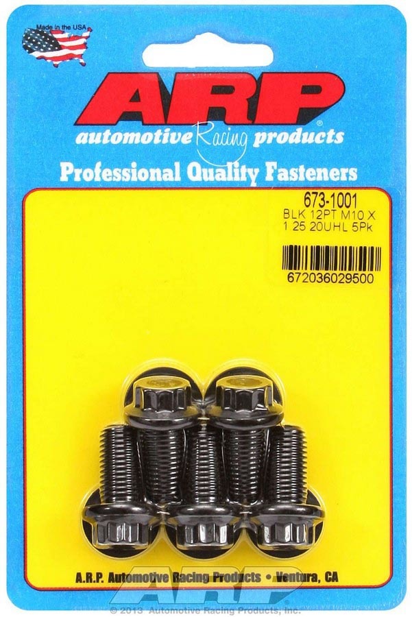 Bolt Kit 12pt 5pk 10mm x 1.25 x 20mm  -  673-1001