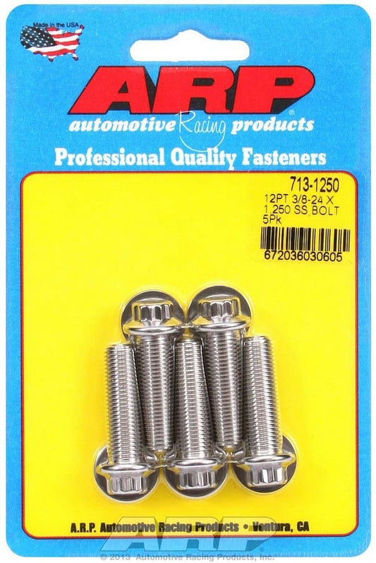 S/S Bolt Kit - 12pt. (5) 3/8-24 x 1.250  -  713-1250