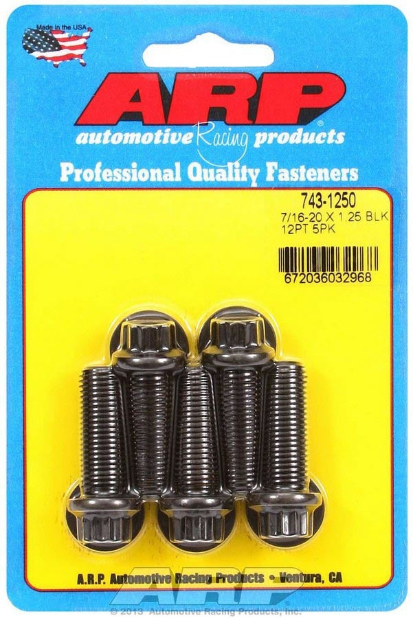 Bolt Kit - 12pt. (5) 7/16-20 x 1.250  -  743-1250