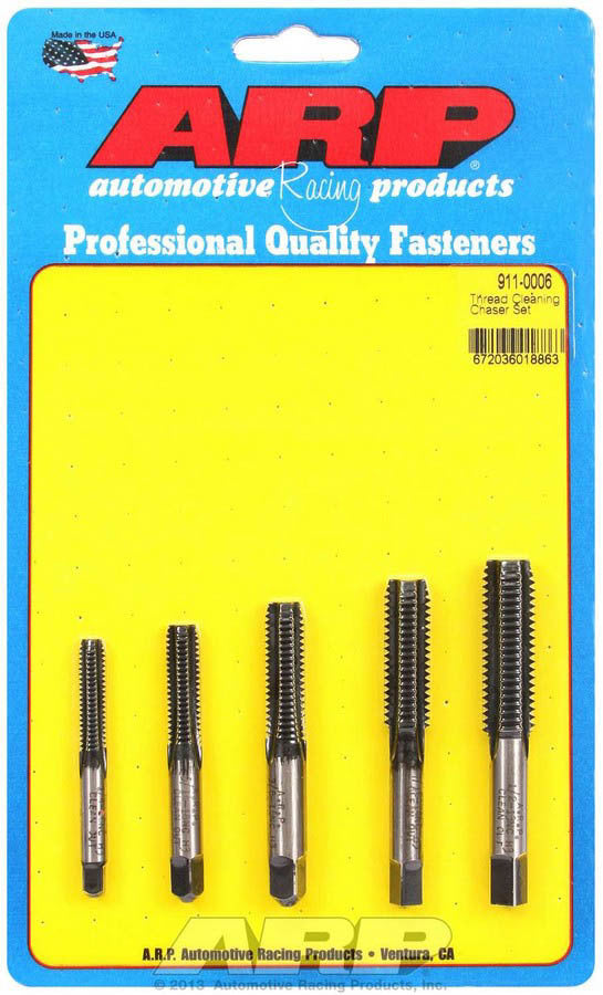 Thread Cleaning Tap Set 5pc.  -  911-0006