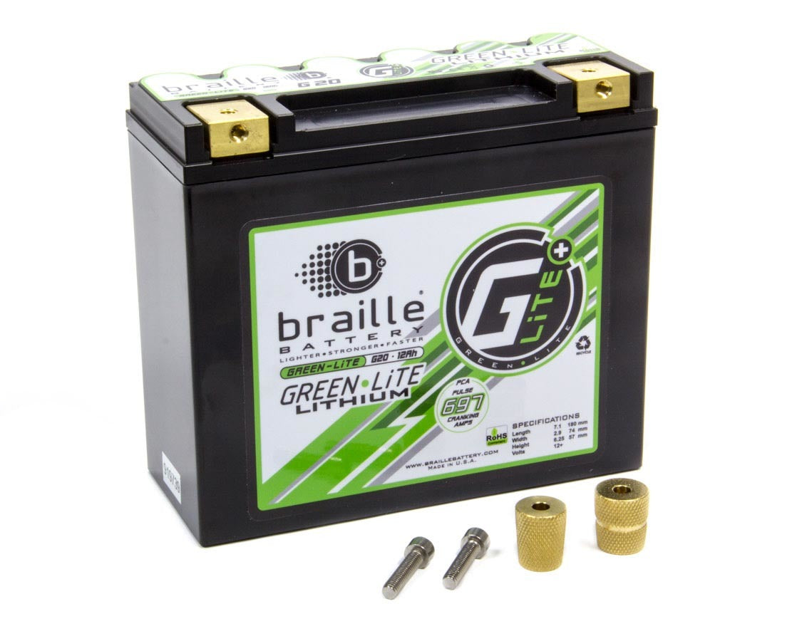 Lithium 12 Volt Battery Green Lite 697 Amps  -  G20