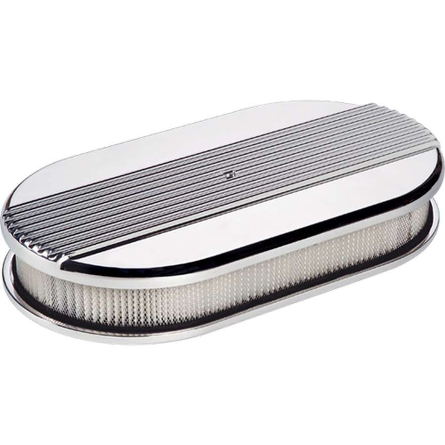 Large Ribbed Oval Air Cleaner  -  15640