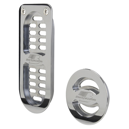 Door Jamb Vent 72-76 GM B-Body Polished Pair  -  171130