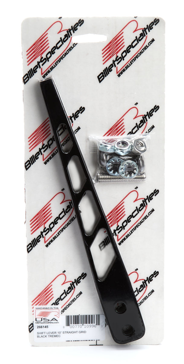 Shift Lever 10in Straigh t Grid Black Tremec  -  266145