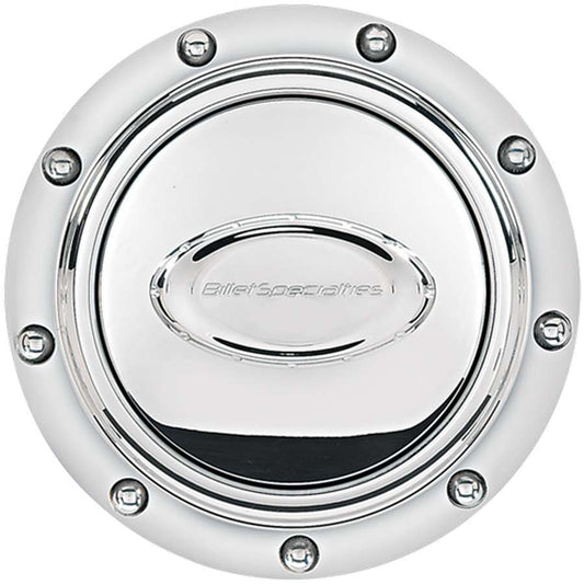 Horn Button Riveted Polished Logo  -  32710