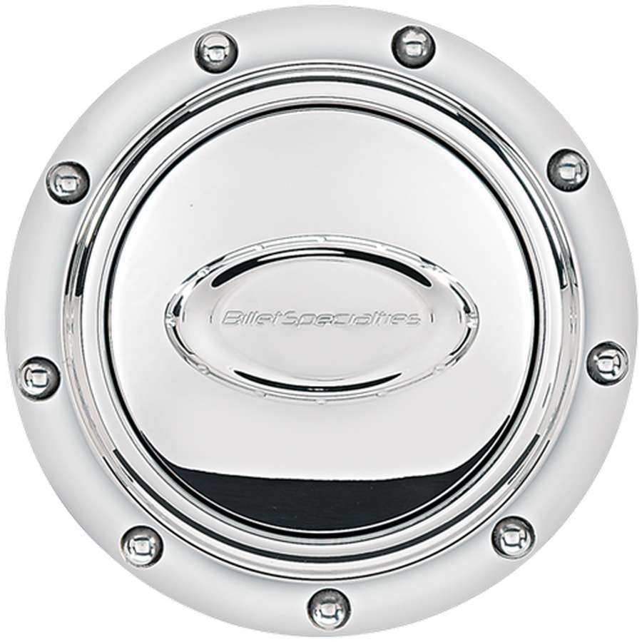 Horn Button Riveted Polished Logo  -  32710