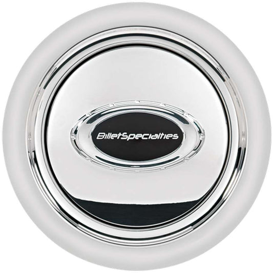 Horn Button Smooth Polished w/Black Logo  -  32725