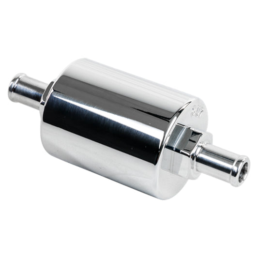 In Line Fuel Filter 3/8 in Barbed Polished  -  42130