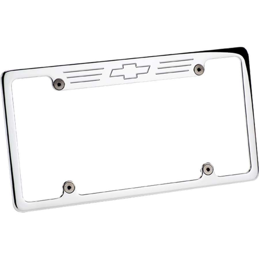 License Frame Bowtie- Polished  -  55623
