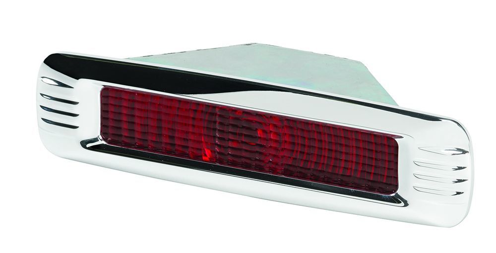 Taillights Vintage LED Polished Pair  -  61330